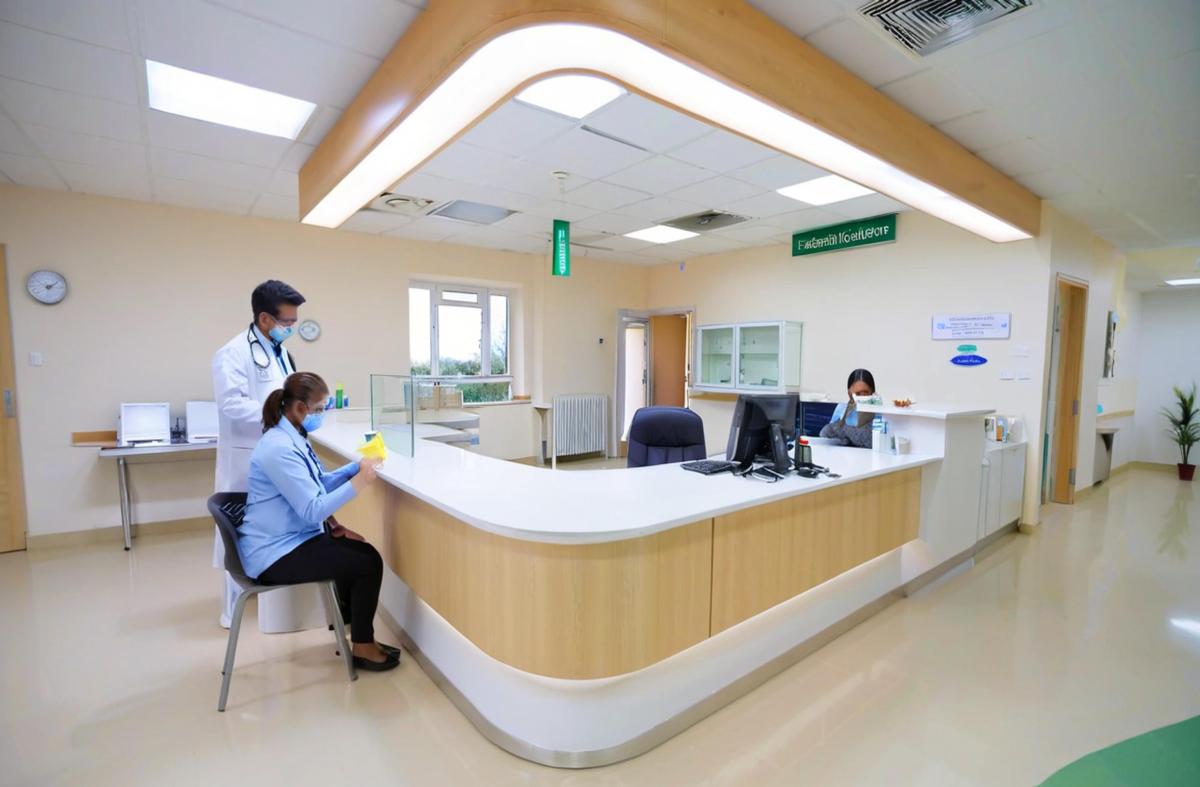 医院护士站使用场景图示 医院护士站使用场景图示