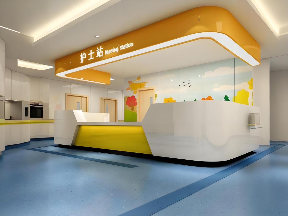 U形钢制护士站-医院工作台-医用护士站厂家