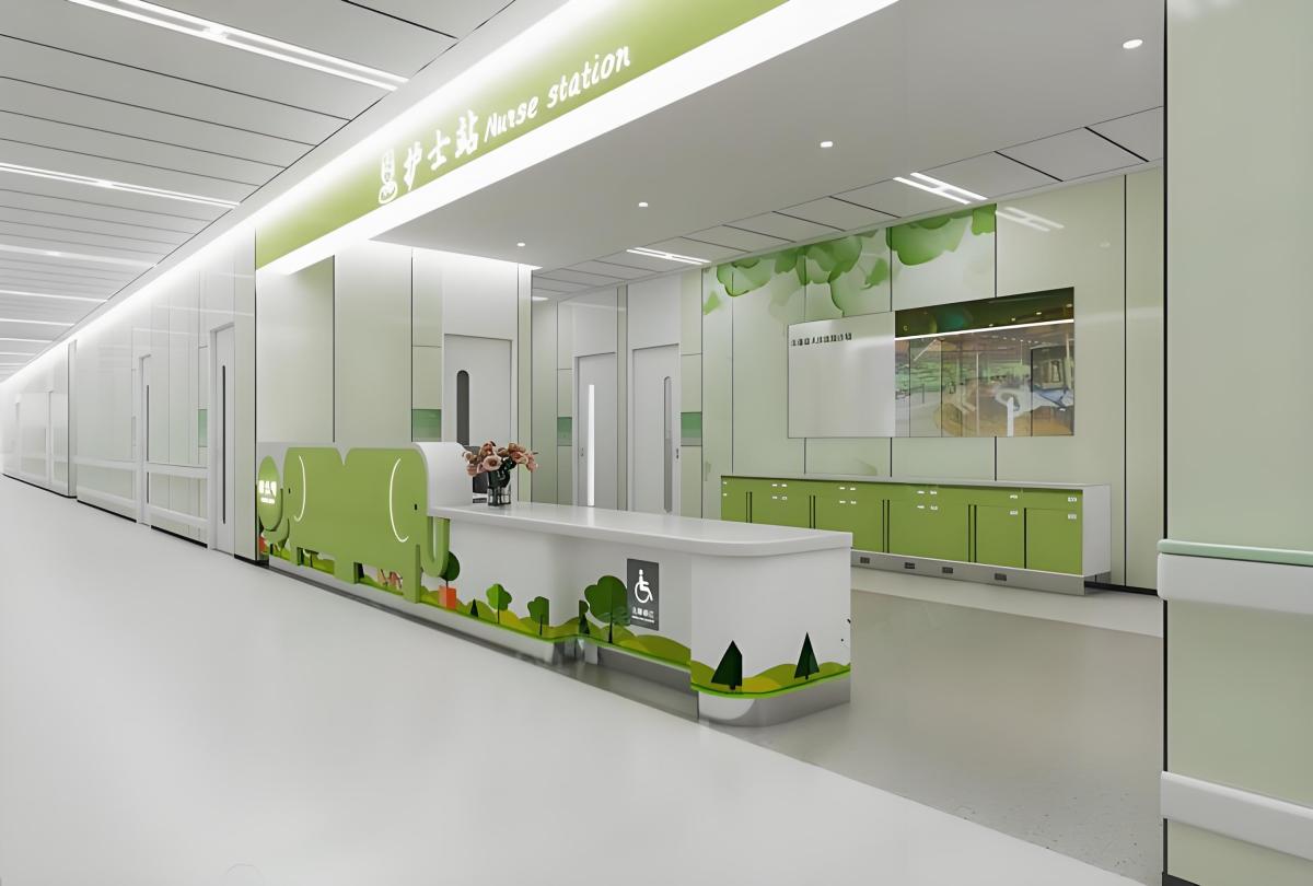 直型电解钢站体导诊台 护士站 直型电解钢站体导诊台 护士站