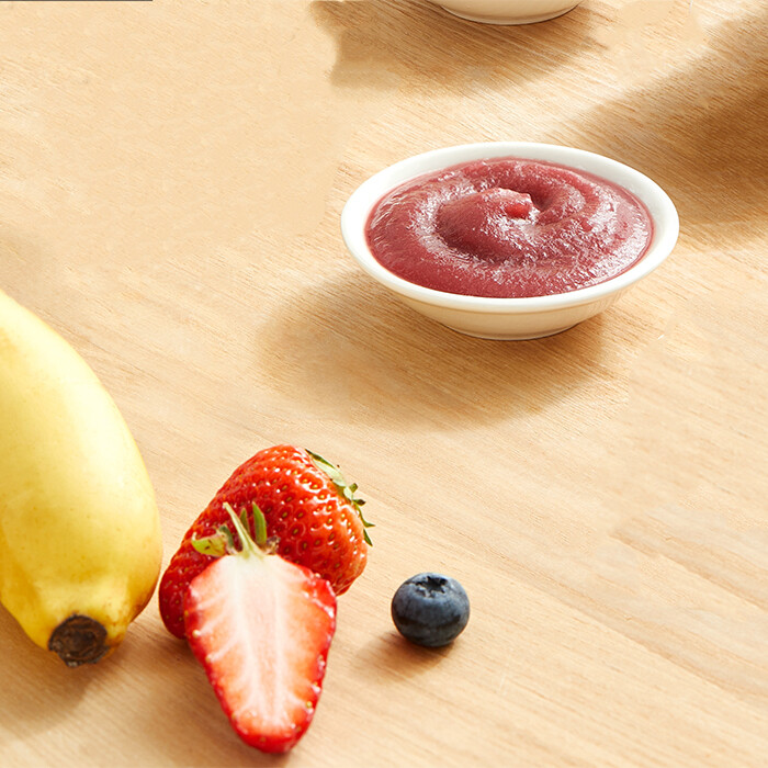 草莓酸奶果泥