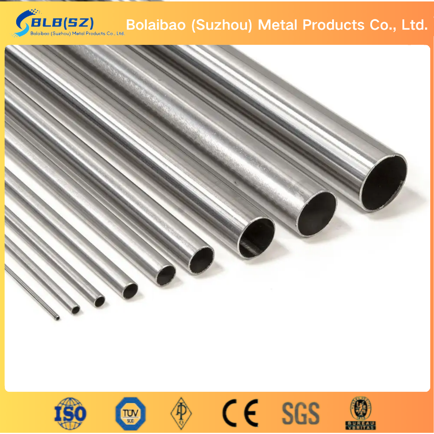 ASTM B338 Titanium Pipe ,titanium tube, High Purity Titanium Seamless Tube Gr2