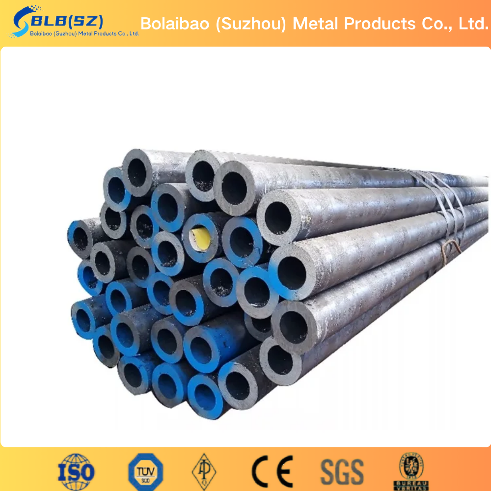 Hot Rolled Carbon Seamless Steel Pipe ST37 ST52 1020 1045 A106B Fluid Pipe