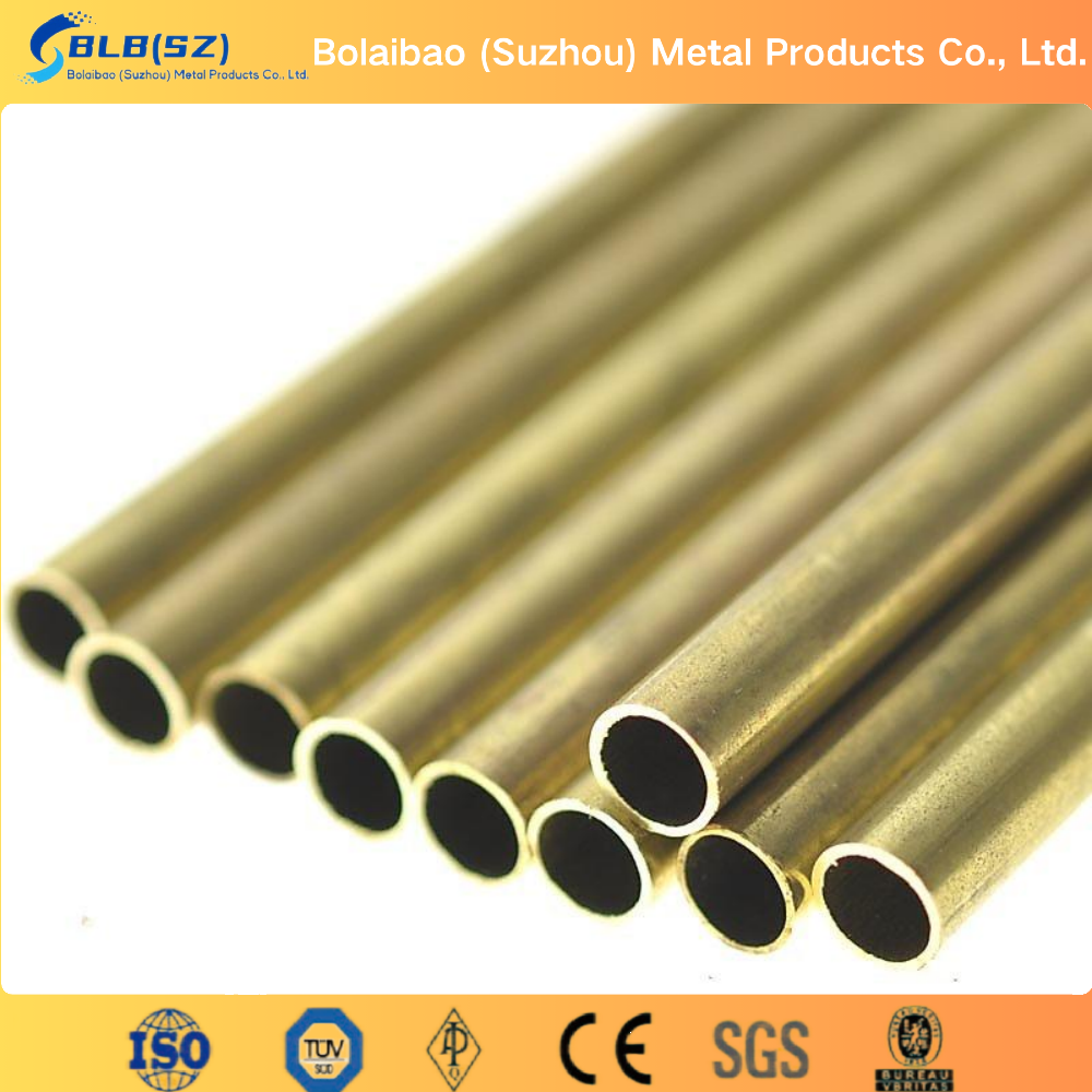 C43400 brass pipe / hollow 1/8 Round Admiralty Brass Tube