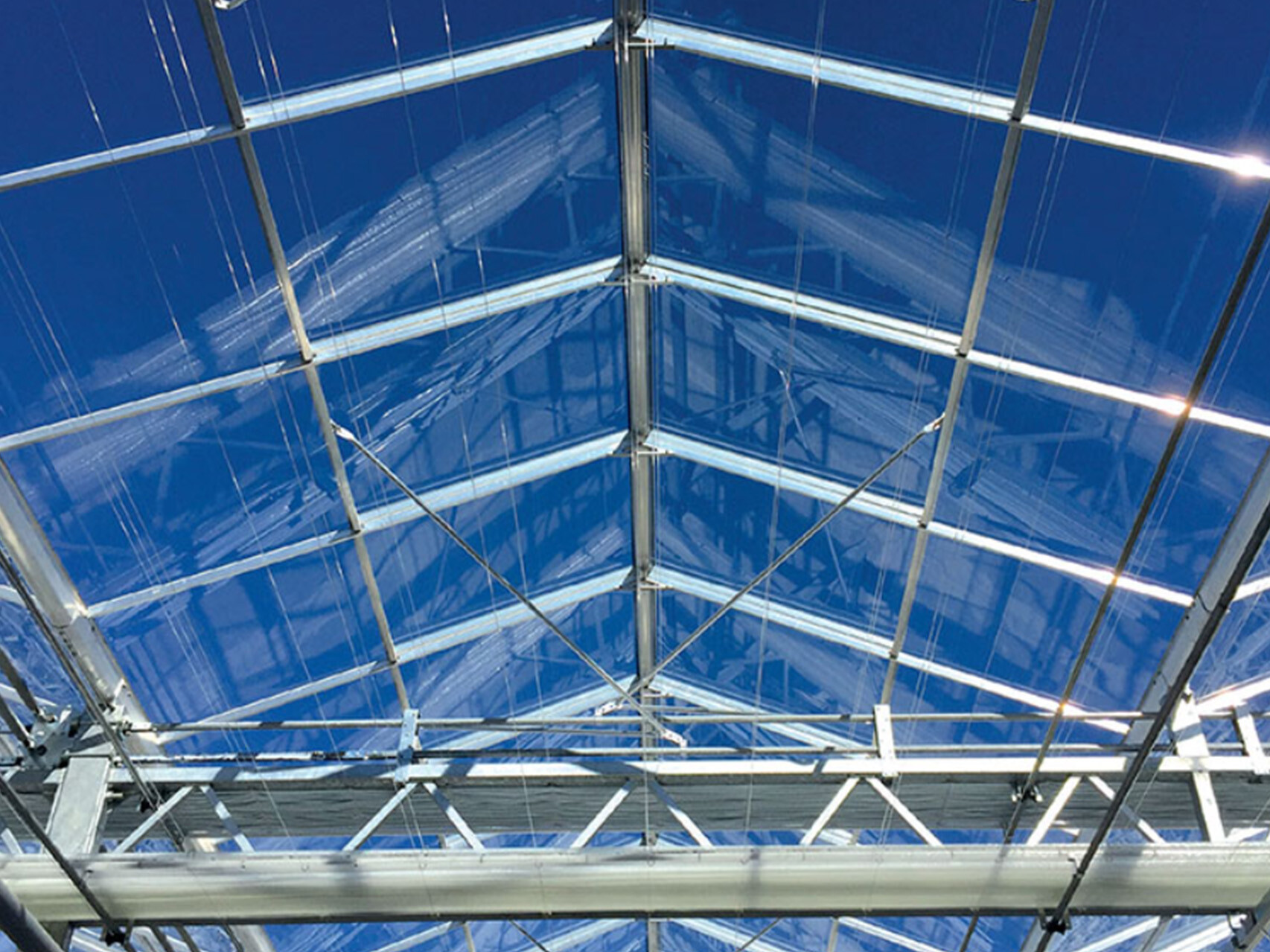 纹络式玻璃温室