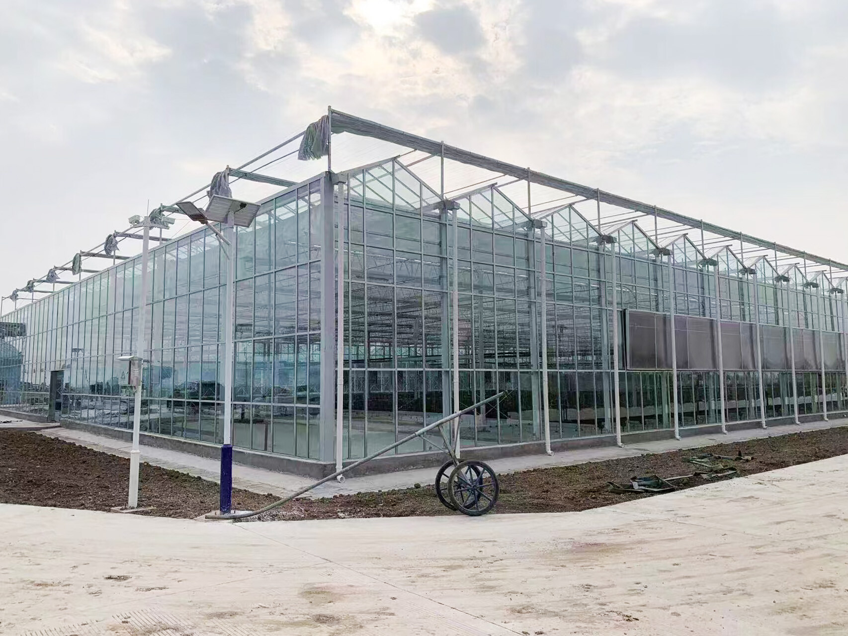 纹络式玻璃温室