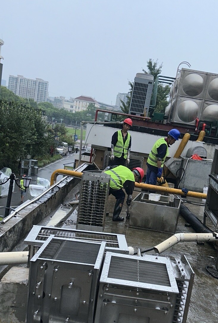 净化器清洗后