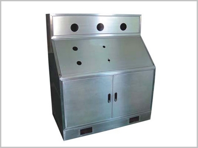 Stainless steel control cabinet