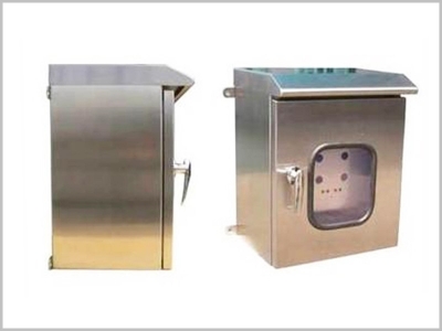 Visible stainless steel chassis cabinet