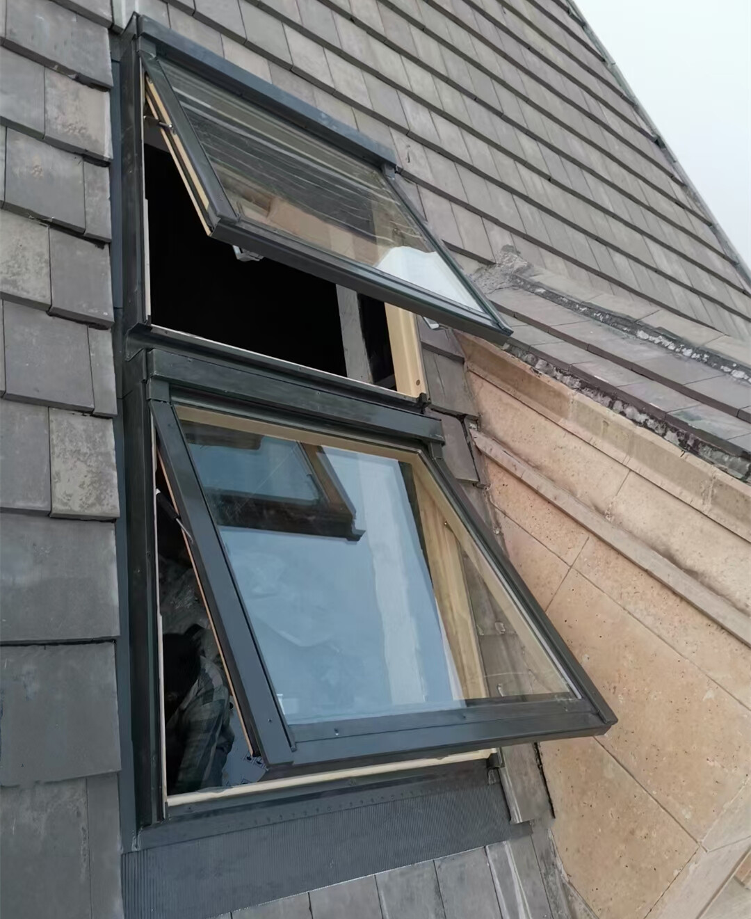 PST-MS鋁木上懸天窗