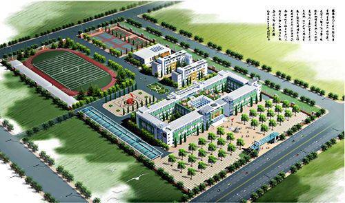 德州市开发区小学鸟瞰