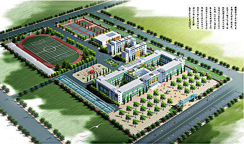 德州市开发区小学鸟瞰