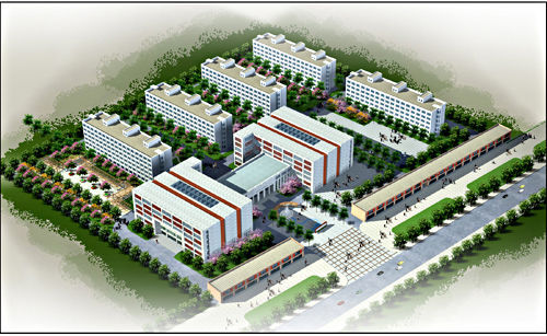 陵县社会福利服务中心鸟瞰图