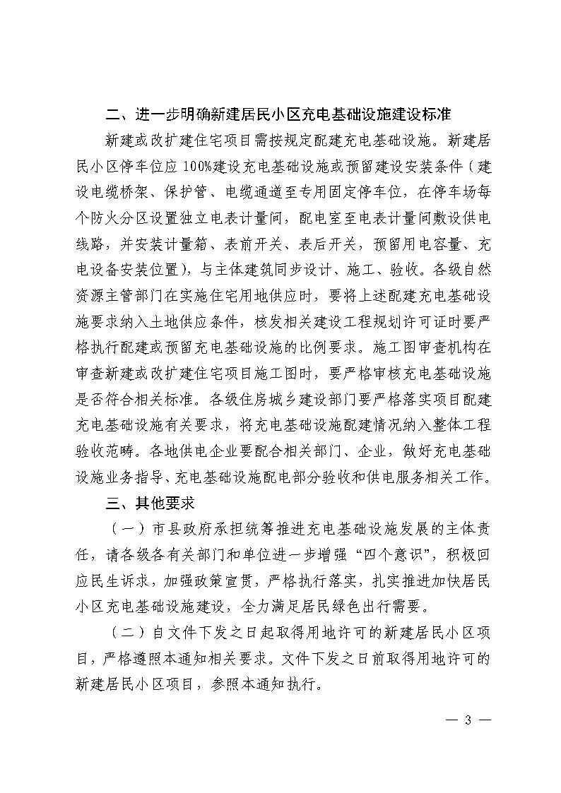 关于加强和规范我省居民小区电动汽车充电基础设施建设的通知（鲁发改能源〔2020〕1254号 ）_Pa