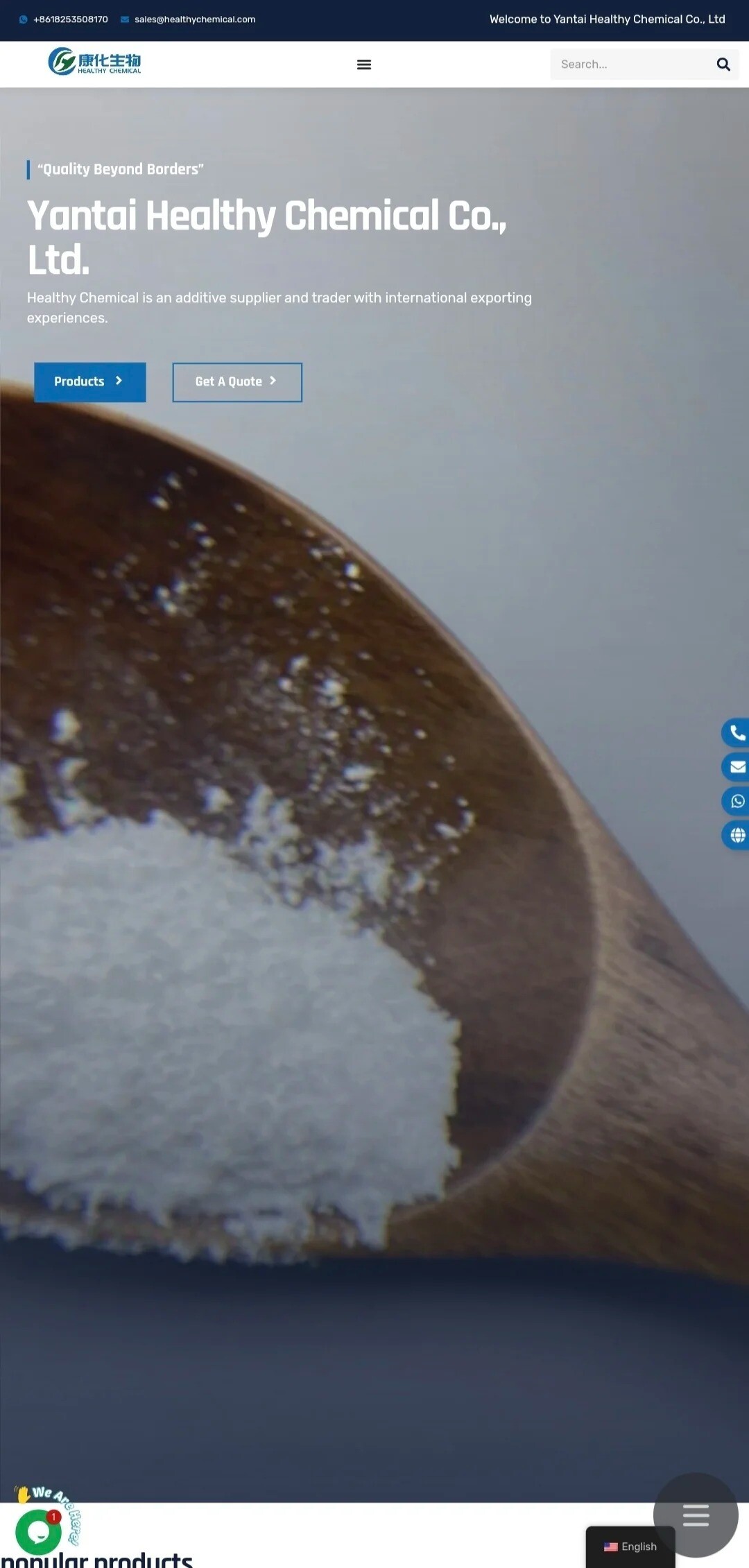 化工工厂英文官网案例分享