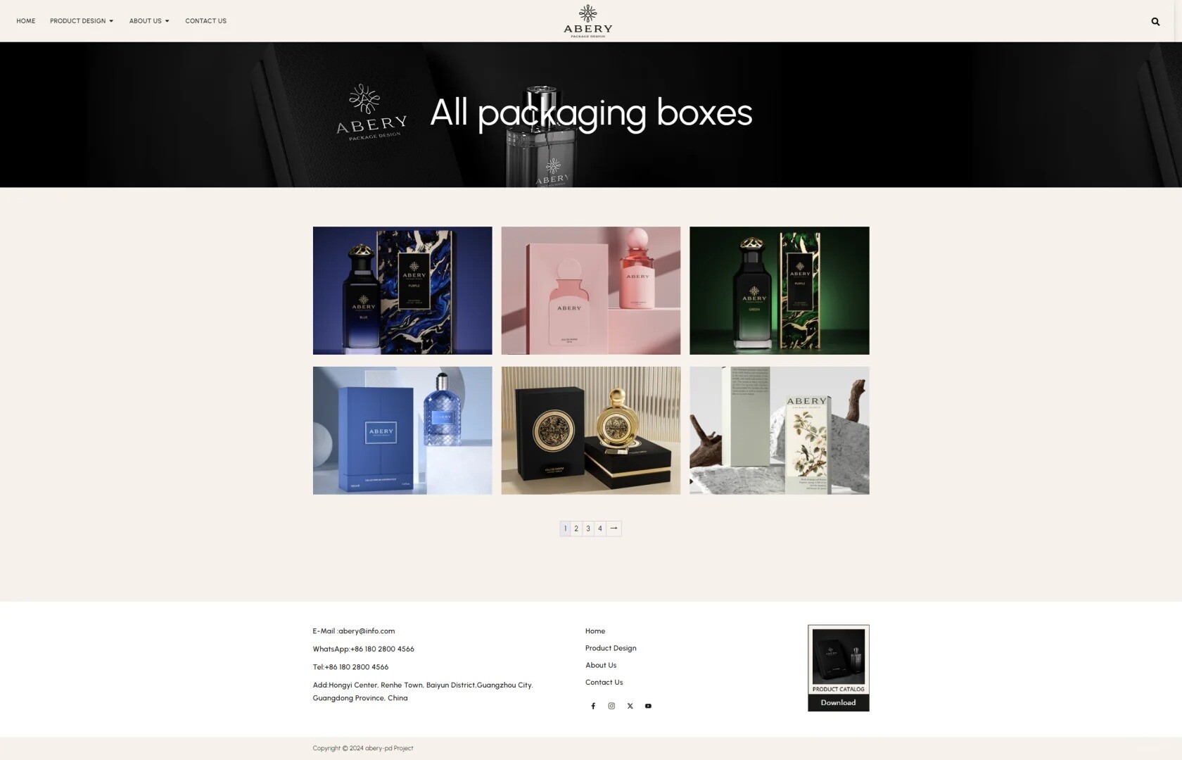 高端精品包装盒外贸网站案例分享