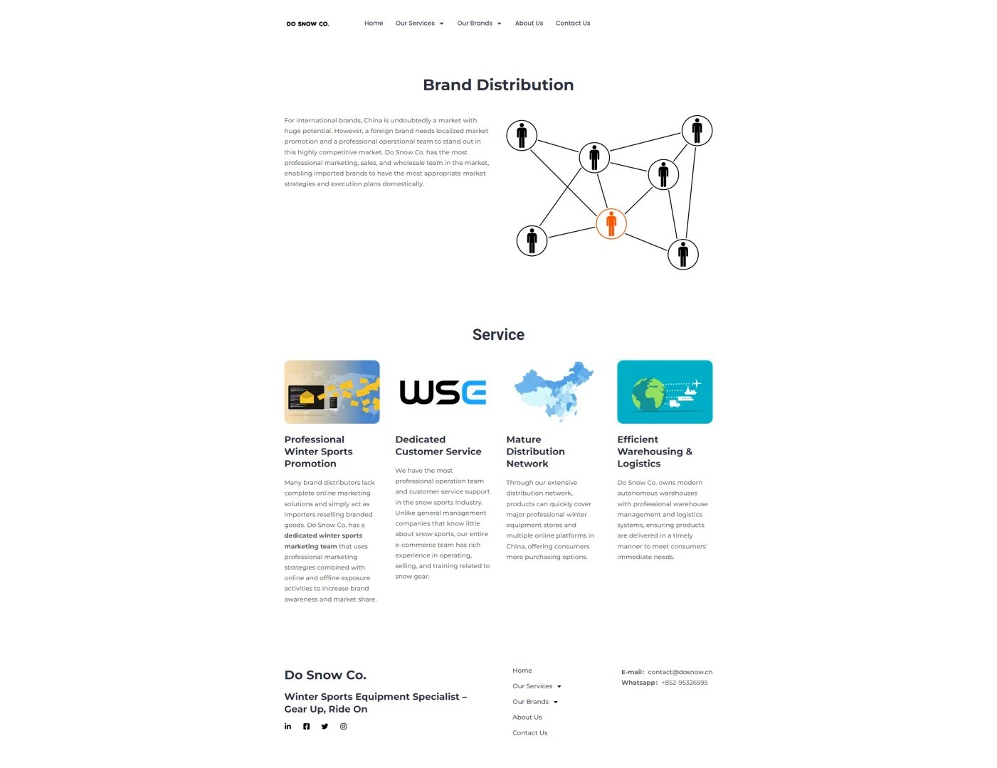 滑雪设备英文官网案例分享