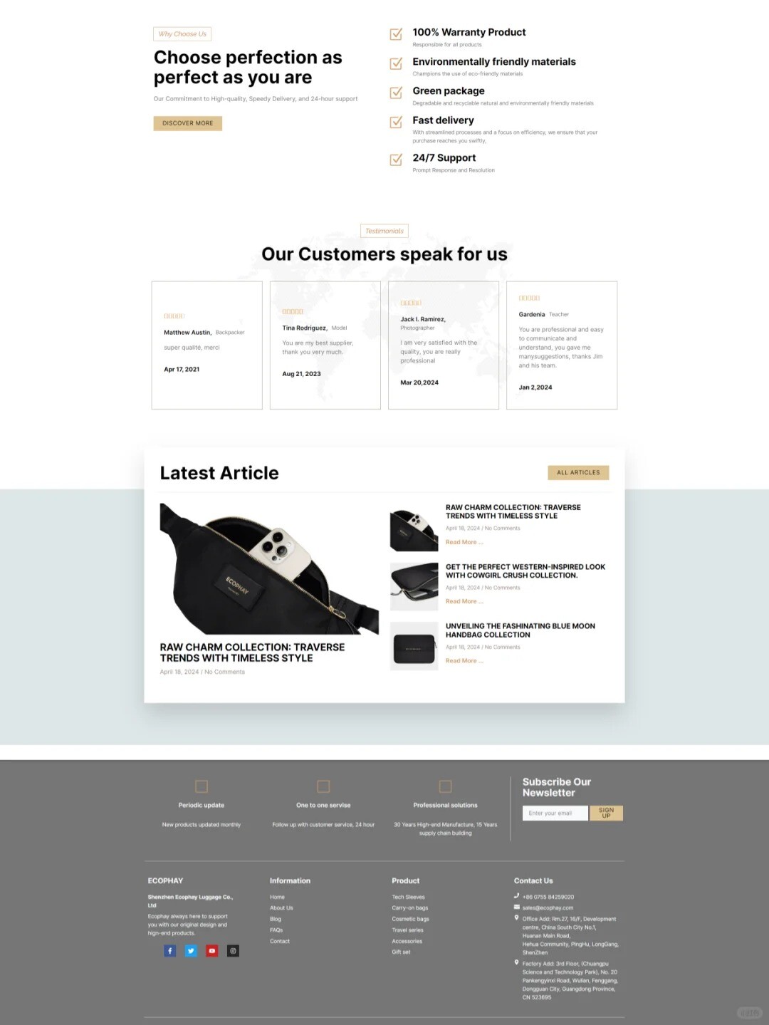 包包配饰tob独立站案例分享