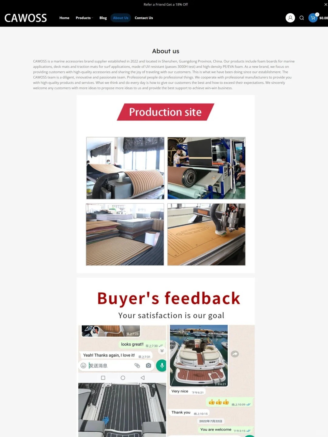 汽车配件游艇配件外贸独立站案例分享