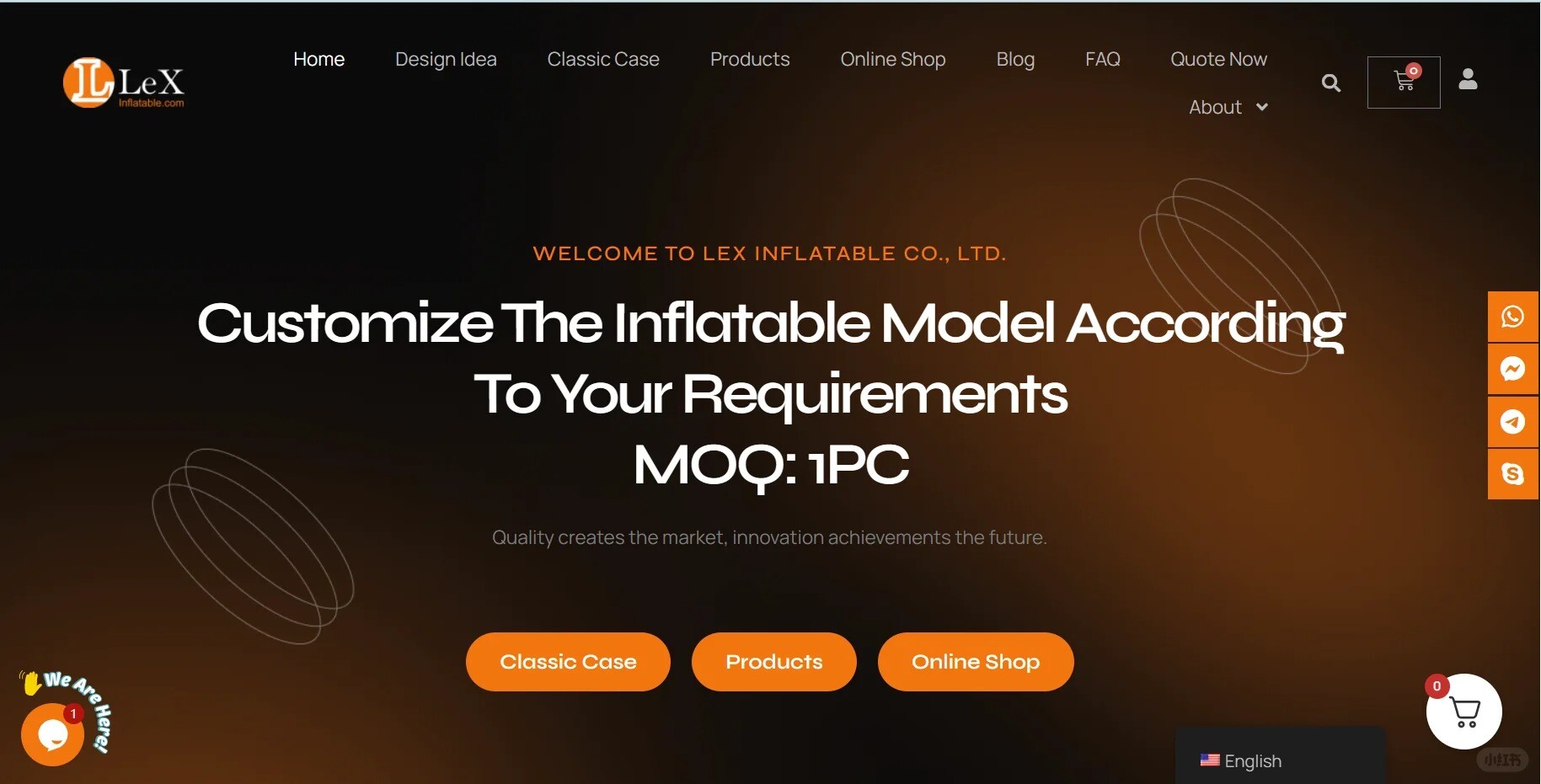 外贸独立站有关气模的典例分享