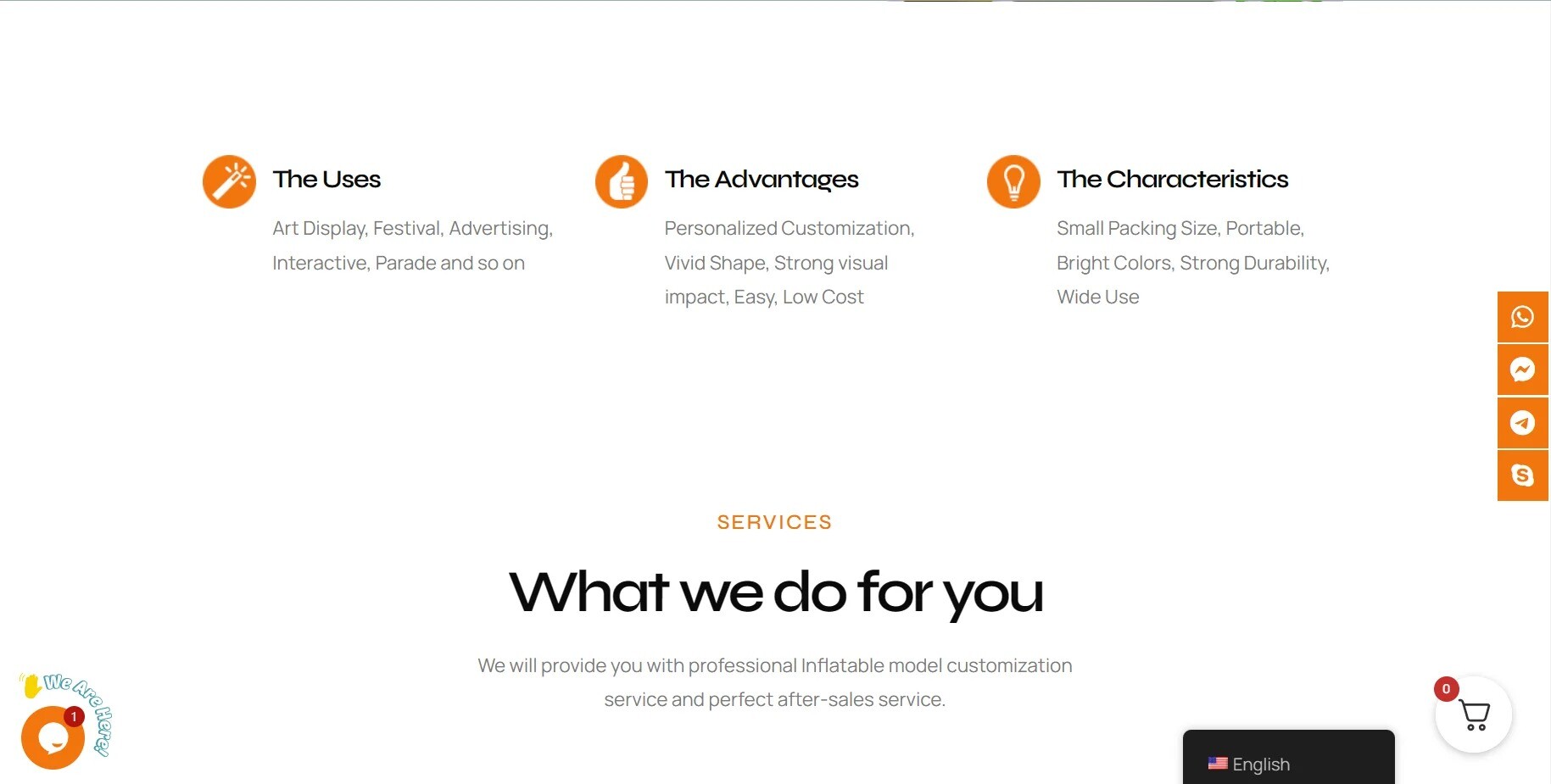 外贸独立站有关气模的典例分享