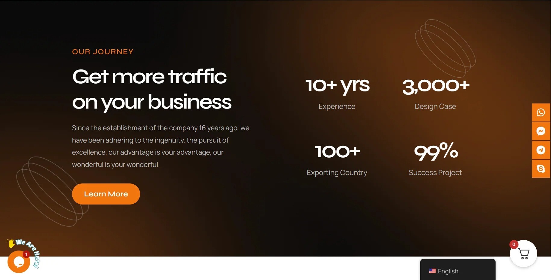 外贸独立站有关气模的典例分享