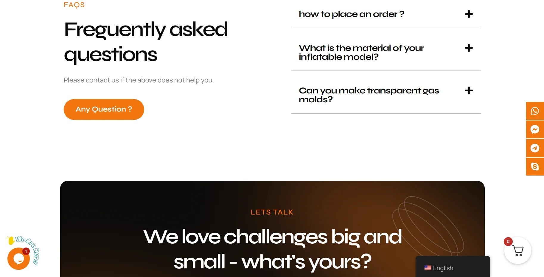 外贸独立站有关气模的典例分享