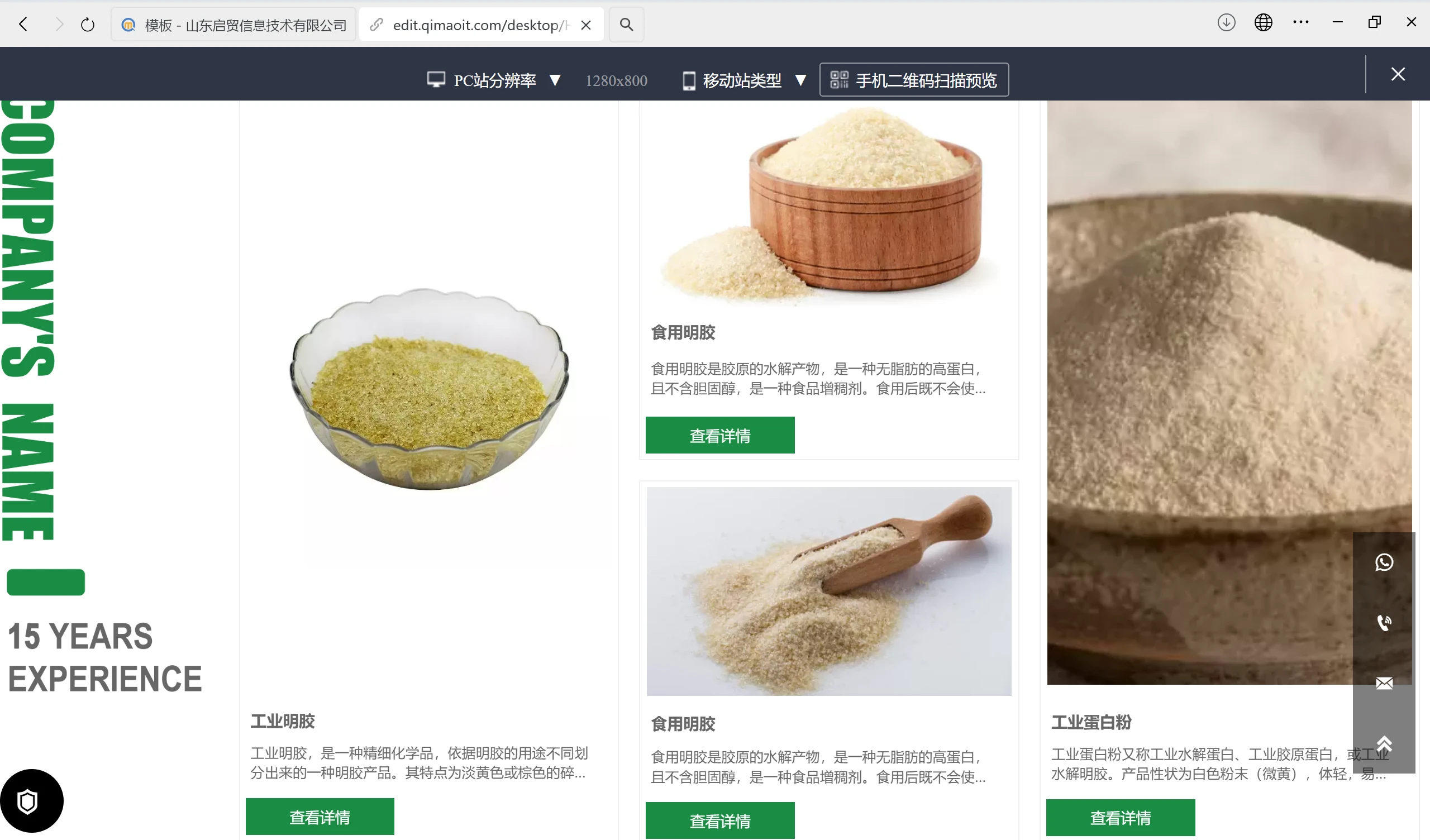 食品化工外贸独立站：破局增长的新引擎