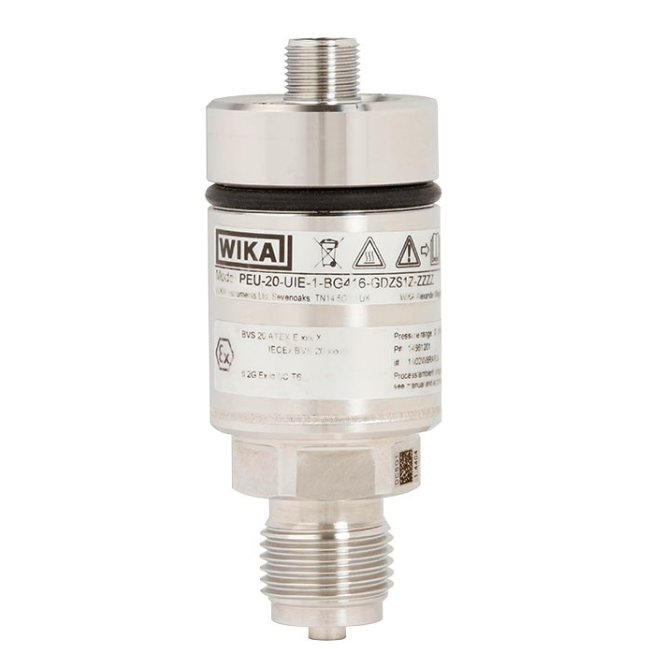 WIKA PEU-20 Industrial Pressure Transducer for Remote Process Monitoring