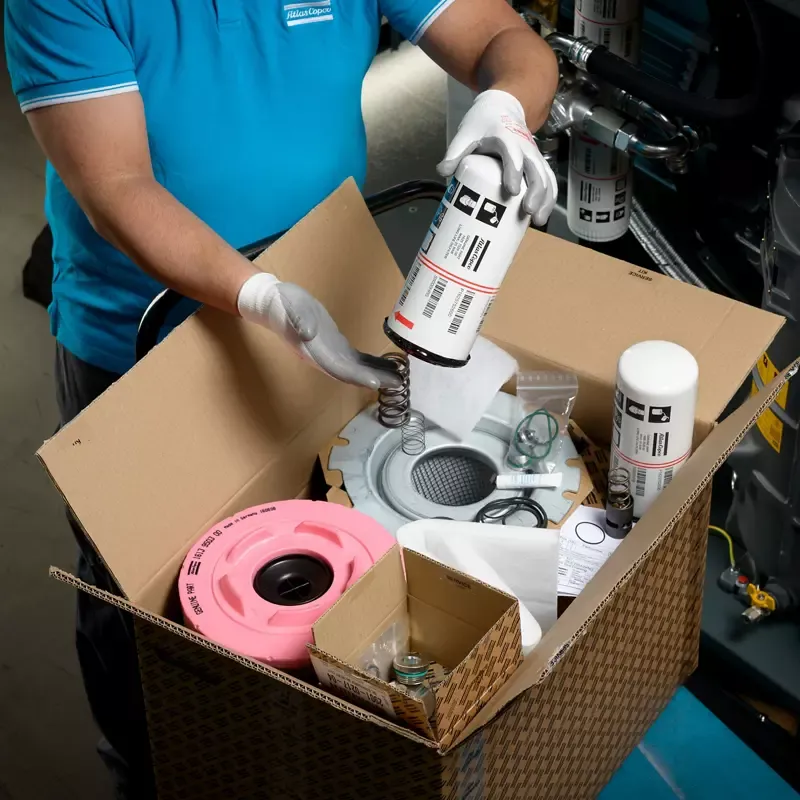 Rely on performance and reliability as new after each service intervention with genuine air compressor parts from Atlas Copco.