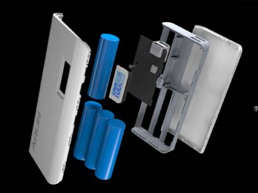 充电宝三维动画演示