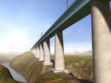 桥梁信息三维动画介绍