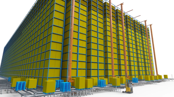 智能工厂动画,机械动画,演示动画,产品动画,三维动画,物流机械动画