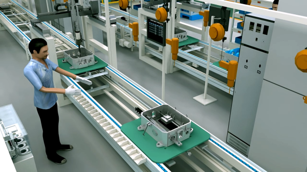 智能工厂动画,机械动画,演示动画,产品动画,三维动画,物流机械动画