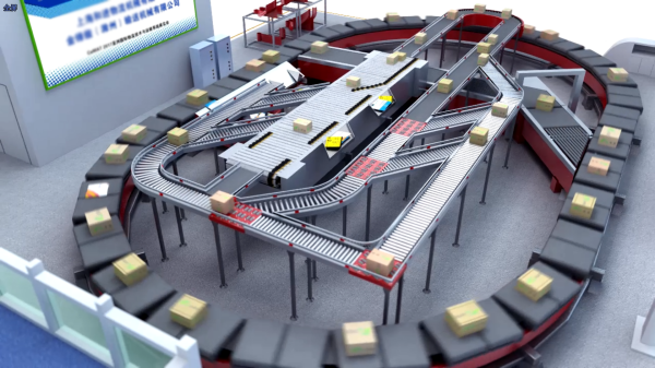 智能工厂动画,机械动画,演示动画,产品动画,三维动画,物流机械动画ng