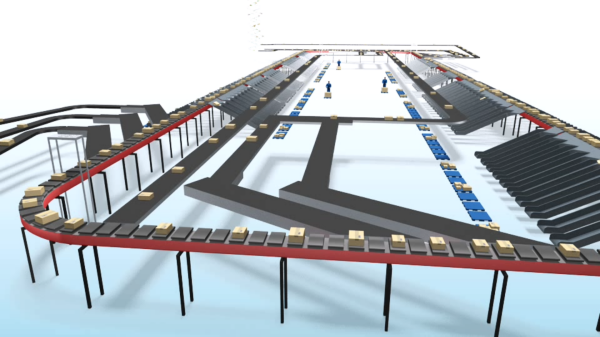 智能工厂动画,机械动画,演示动画,产品动画,三维动画,物流机械动画