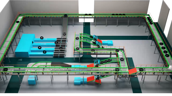智能工厂动画,机械动画,演示动画,产品动画,三维动画,物流机械动画