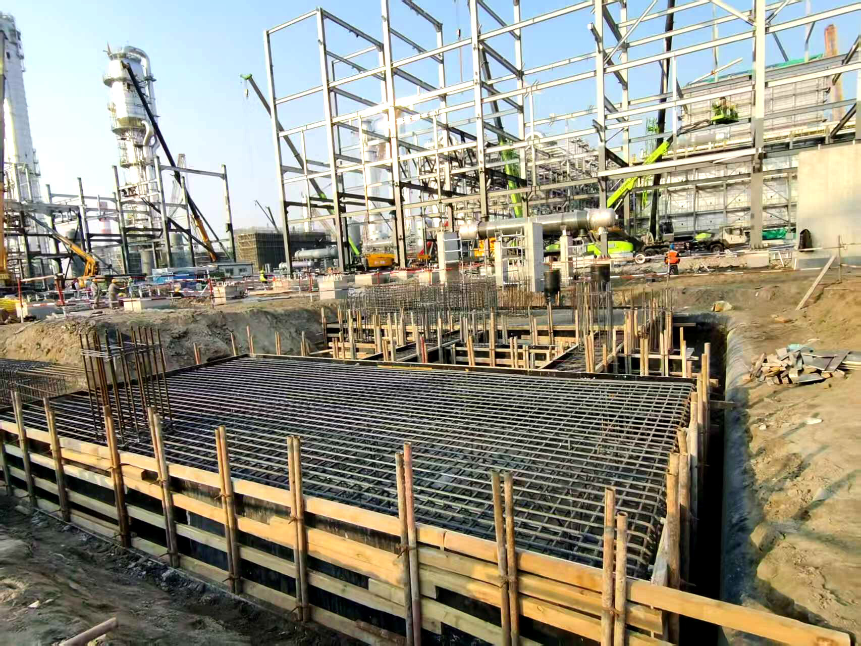 2025年3月5日盘锦北方华锦联合石化项目现场施工进度