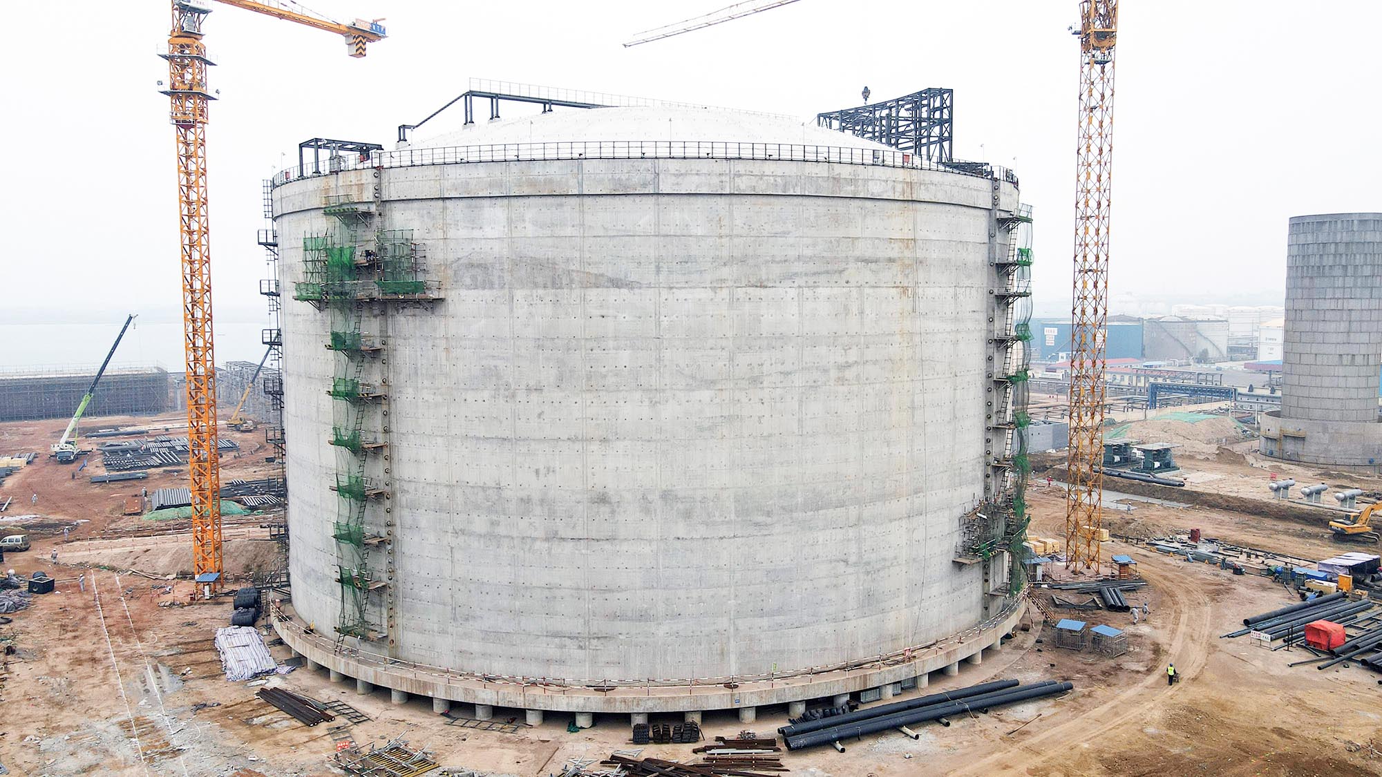 龙口港区液化烃12万m³低温丙烷储罐工程