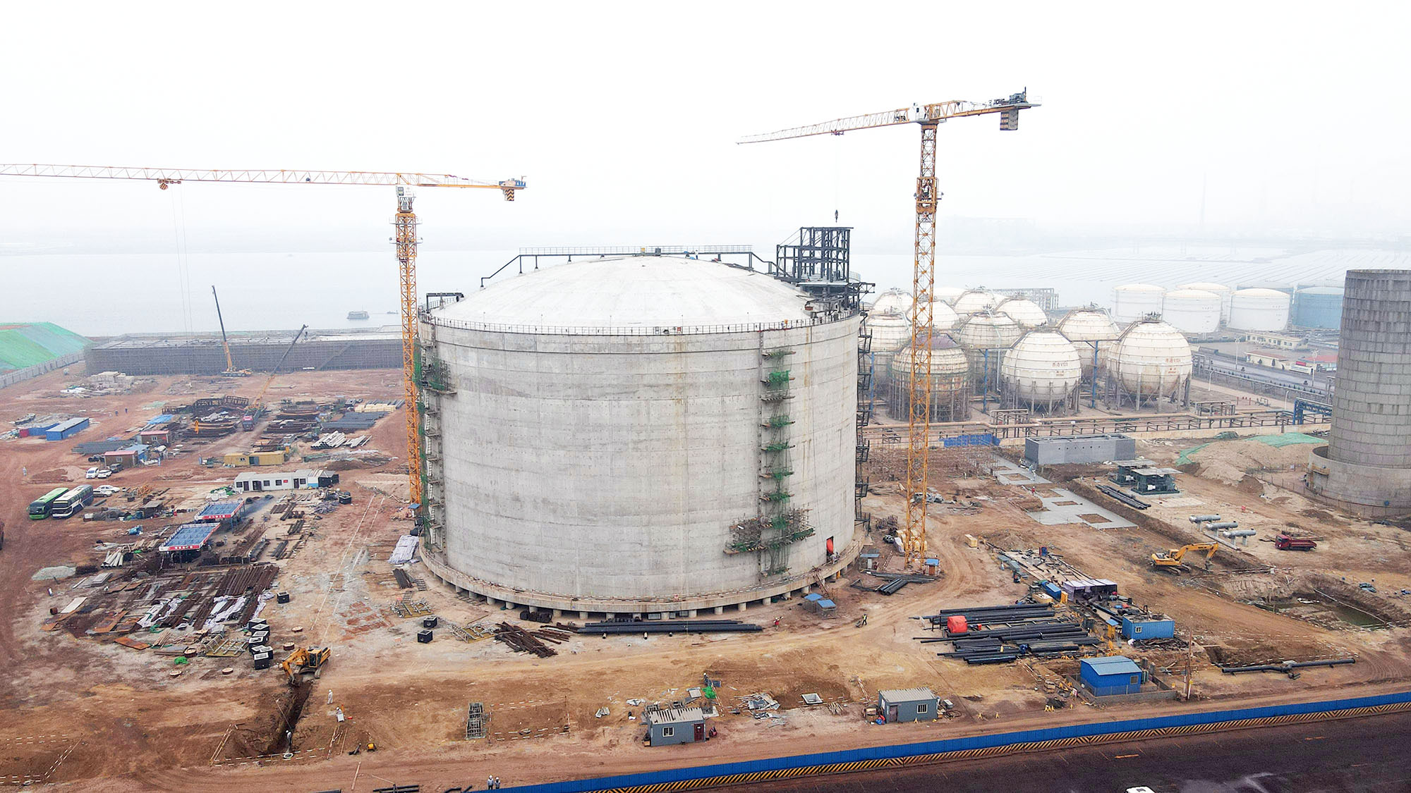 龙口港区液化烃12万m³低温丙烷储罐工程
