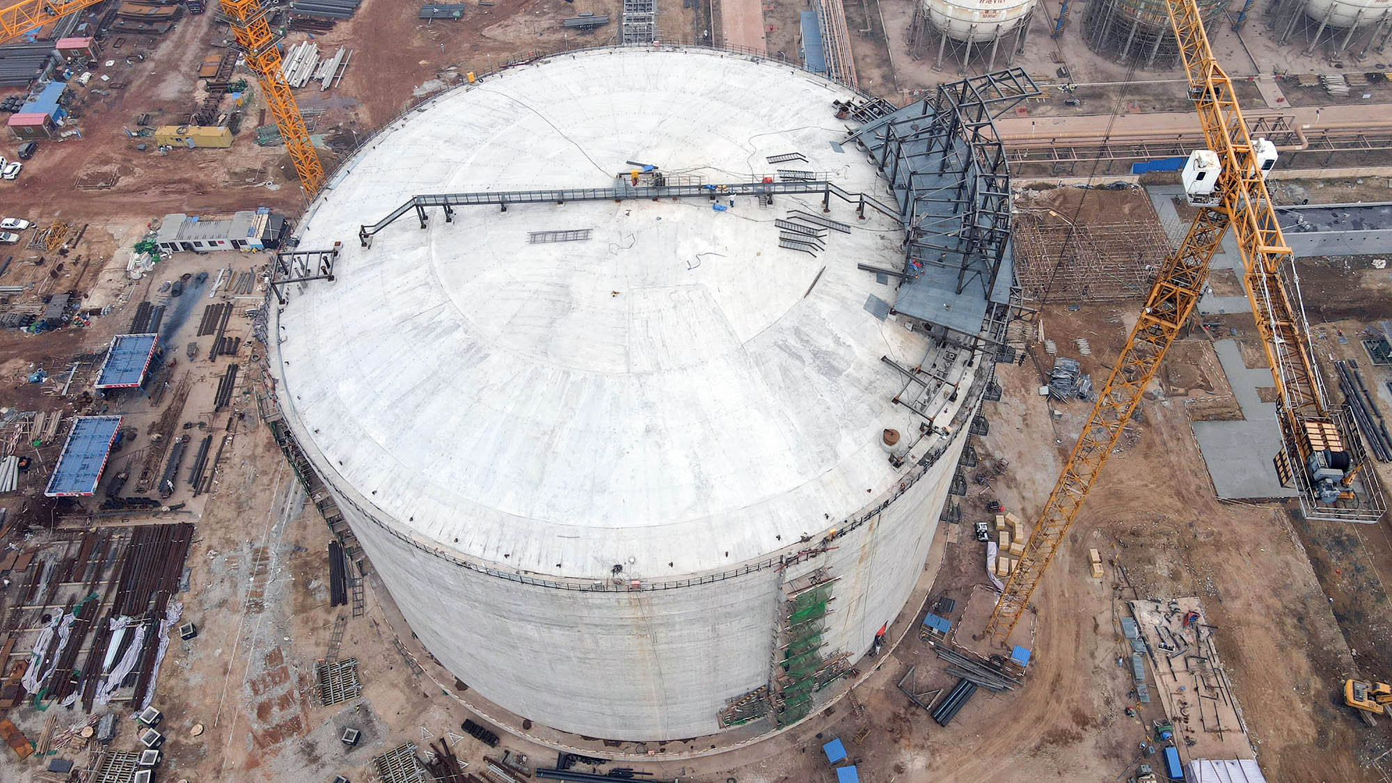 龙口港区液化烃12万m³低温丙烷储罐工程