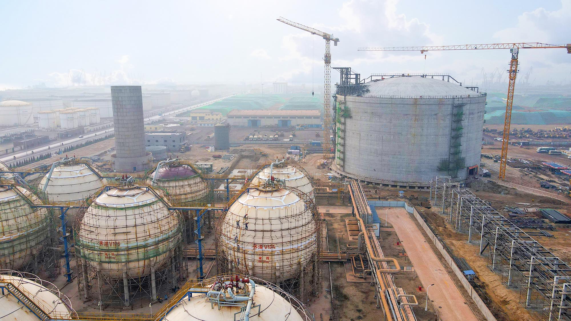龙口港区液化烃12万m³低温丙烷储罐工程