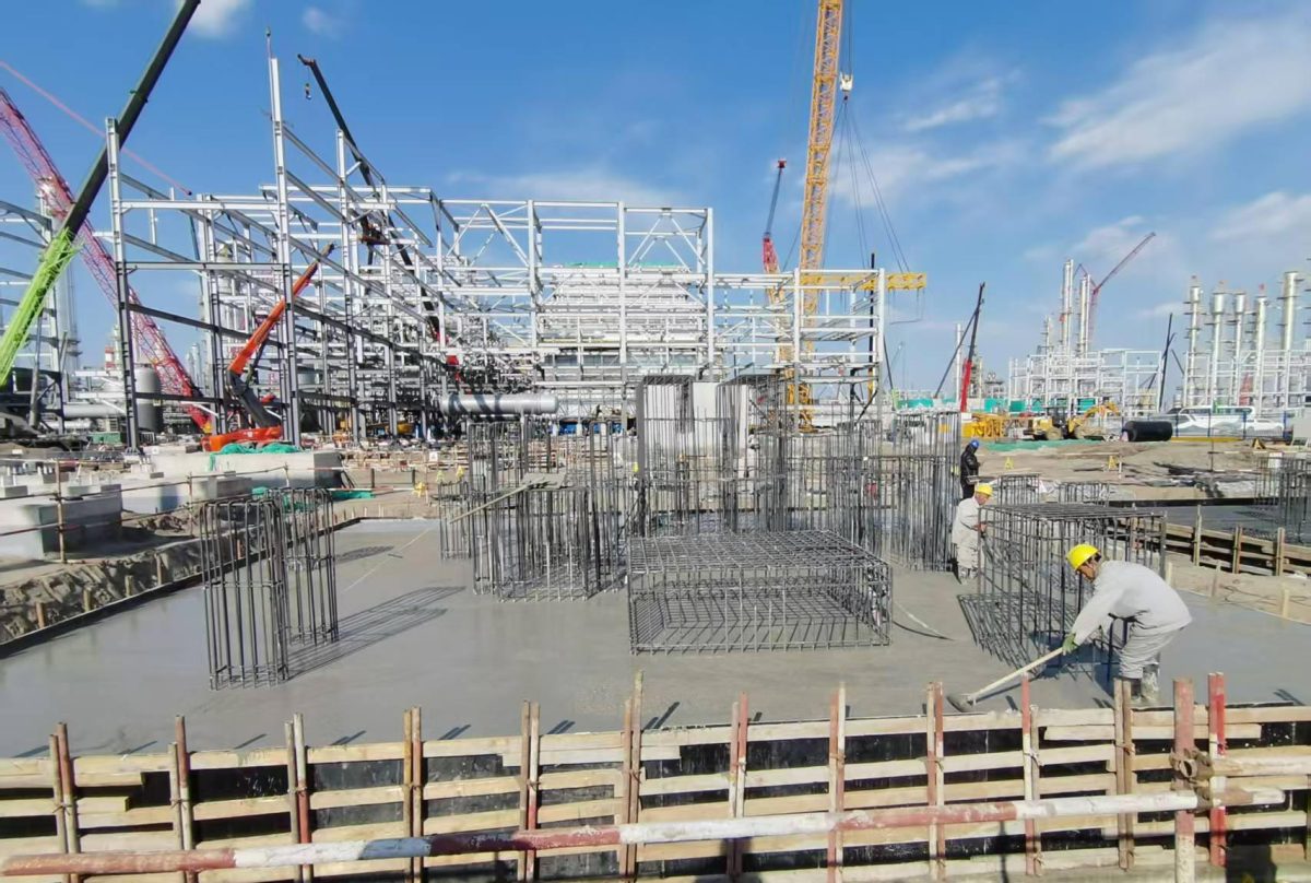 盘锦项目废减氧化单元空压机基础浇筑1.jpg 盘锦项目废减氧化单元空压机基础浇筑1.jpg