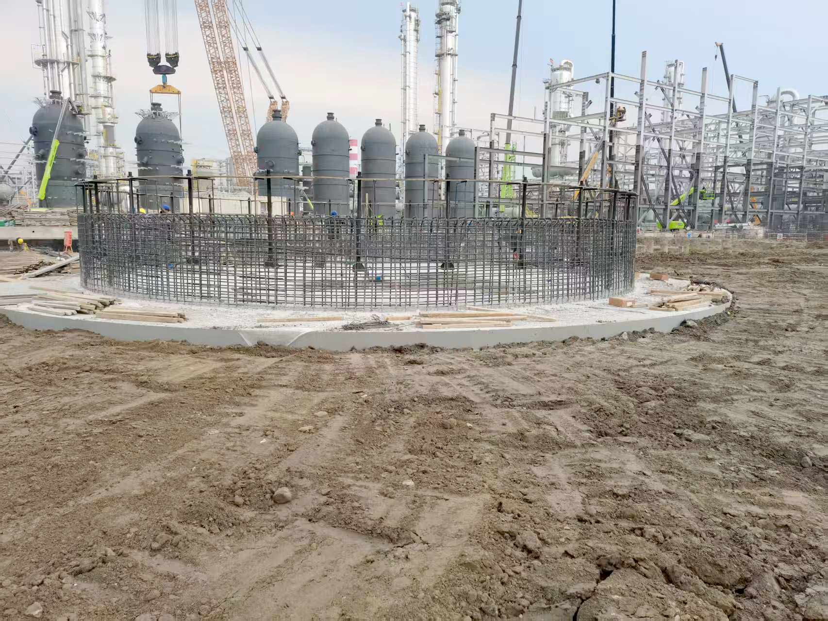 公司各项目部现场施工日常