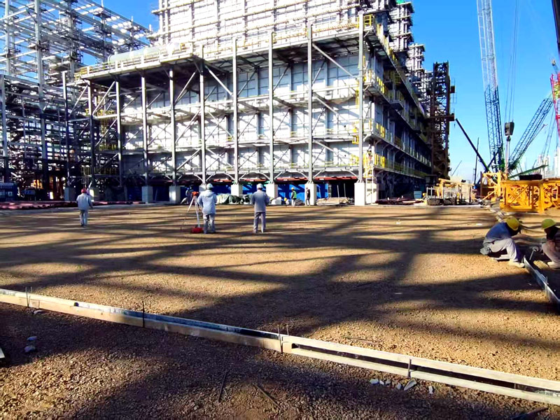 2025年3月30日盘锦北方华锦联合石化项目现场施工进度