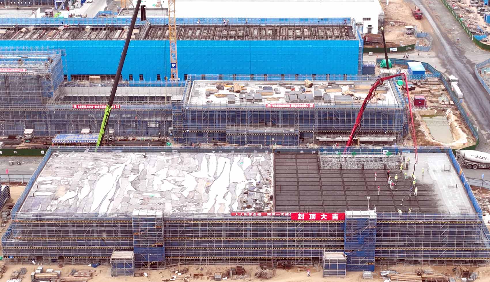 2025年9月20日，内蒙古荣信化工有限公司年产80万吨烯烃项目、盘锦北方华锦联合石化项目、菏泽东明石化PO/SM项目现场施工进度