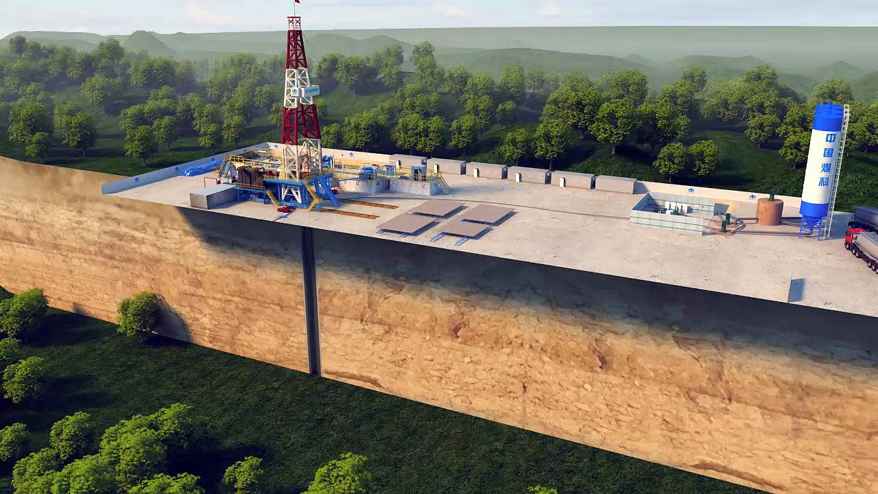 澄合矿业底板水防治演示片