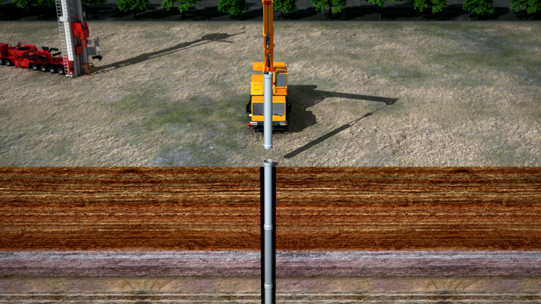 地下水循环治理技术三维动画