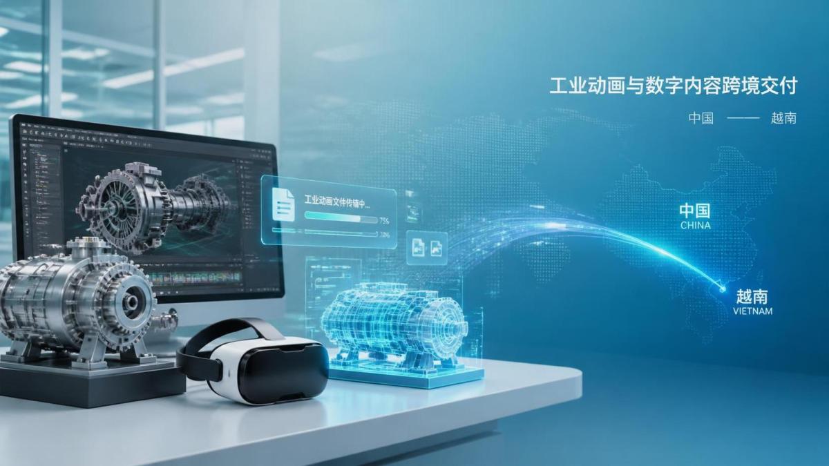 越南免征数字交付物进口税，工业动画对越出口成本承压缓解