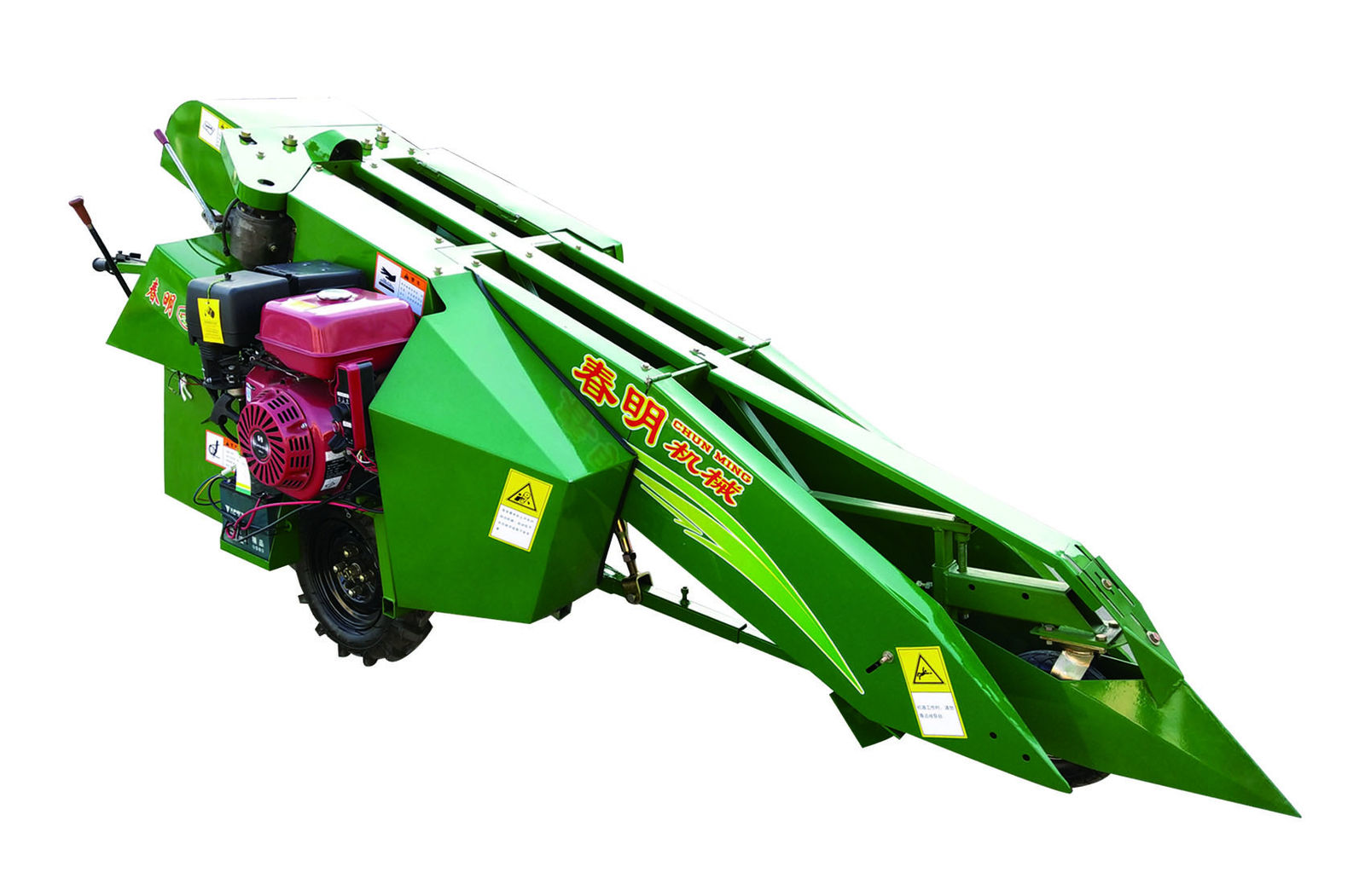 春明牌大蒜收获机作业