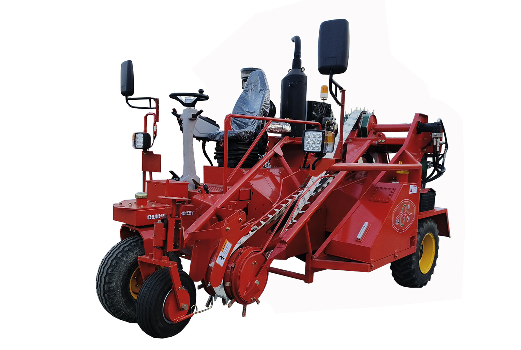 自走式亚麻翻晒机